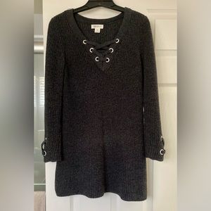 Style & Co. gray tunic sweater